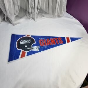 New York NY Giants Football NFL Helmet 25" Pennant Still wrapped Classic Design